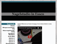 Tablet Screenshot of evgenia-nails.de